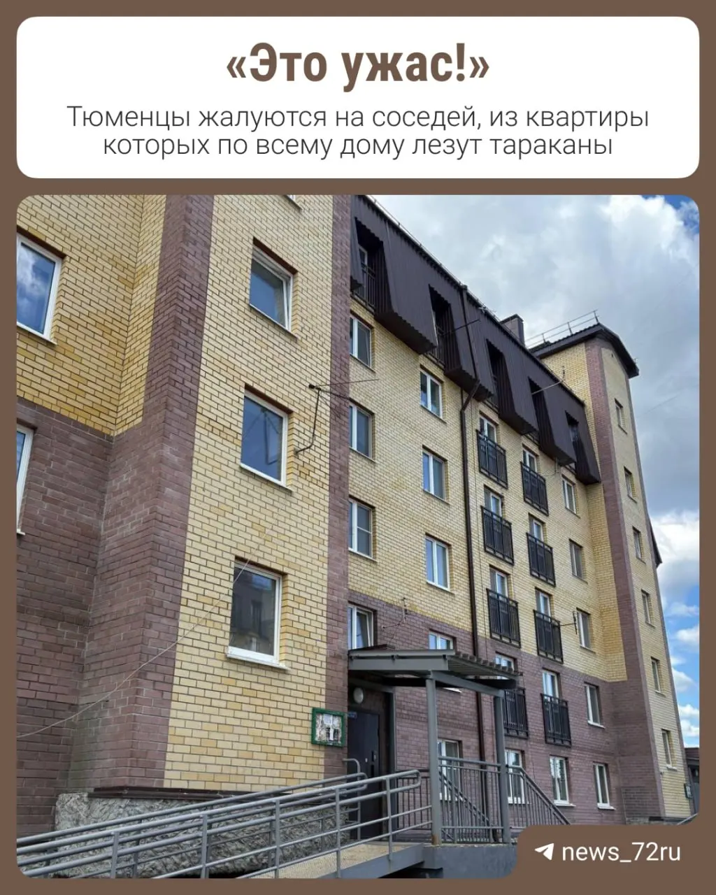 Соседи заявляют, что в одной из квартир нового дома — запущенная семья, сильная антисанитария и тараканы. Люди просят вмешаться соцслужбы и власти.