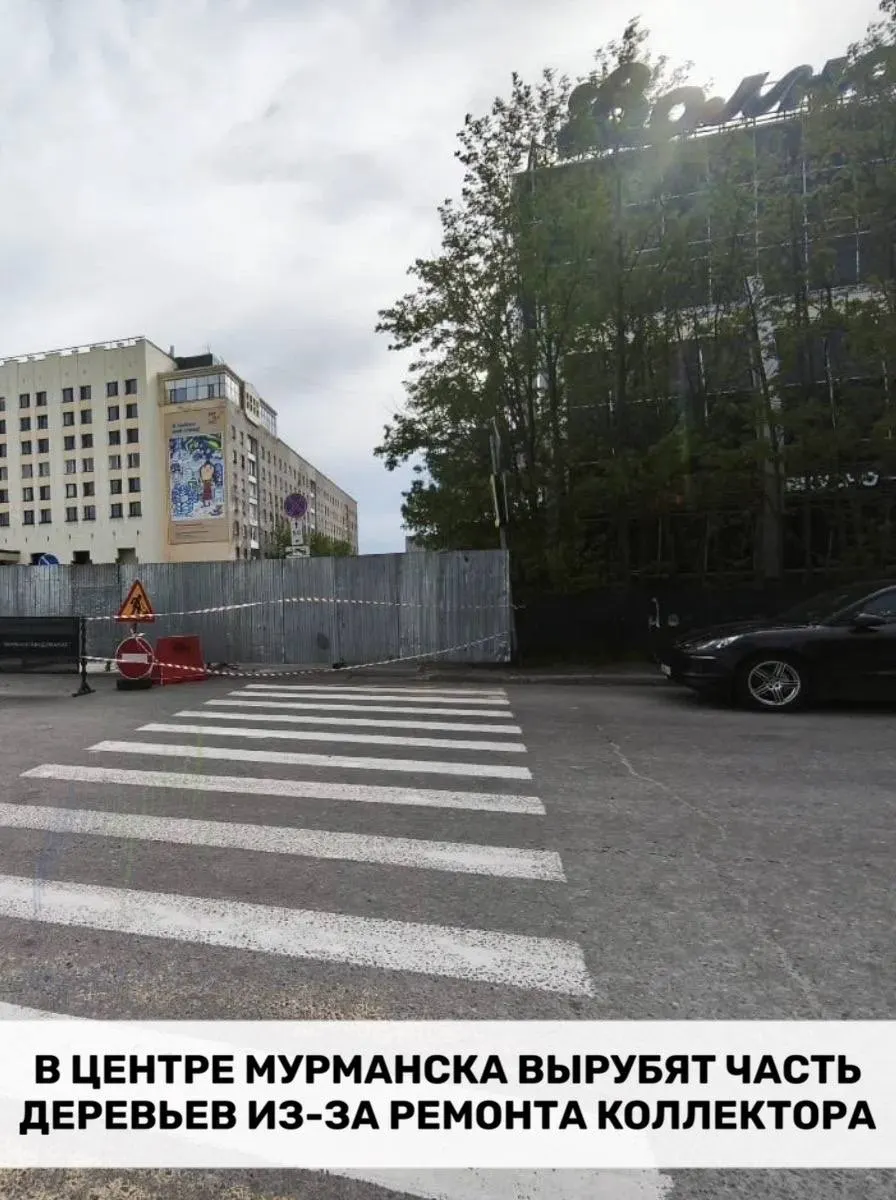 У ТЦ «Волна» на улице Воровского частично вырубят деревья из‑за аварийного ремонта канализационного коллектора: коммуникации залегают примерно на глубине четырёх метров, поэтому придётся копать траншею. Жители надеются, что спасаемые деревья пересадят.