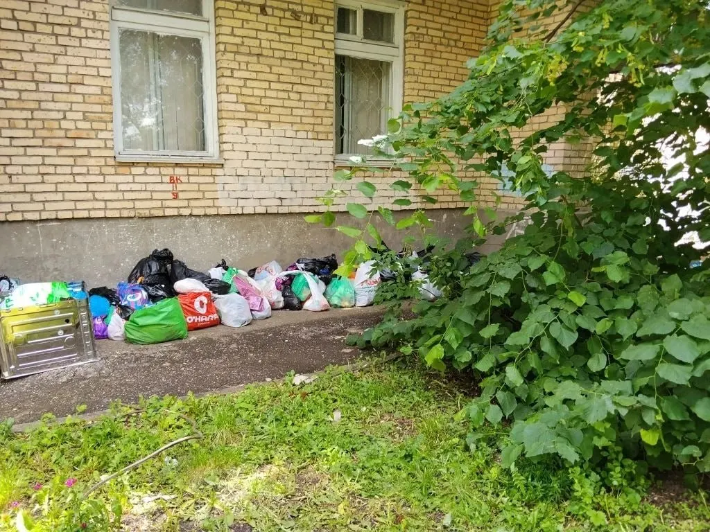Жители дома на Революционной, 133а сообщают, что из квартиры рядом со зданием выносят мешки с вещами и мусором. На лестницах и в подъезде появились тараканы и крысы, а обращения в администрацию остались без реакции.