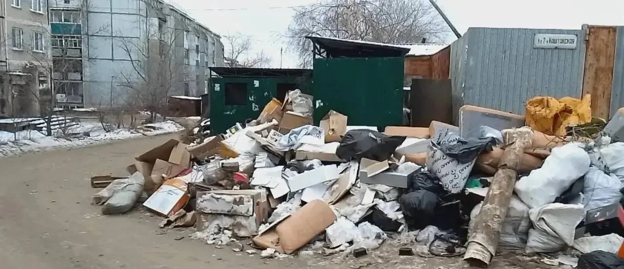 Жильцы жалуются на невывоз мусора возле дома и появление крыс; спор о том, кто отвечает за уборку, продолжается.